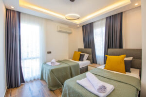 The Perfect Villa, Hisaronu. Twin Bedroom